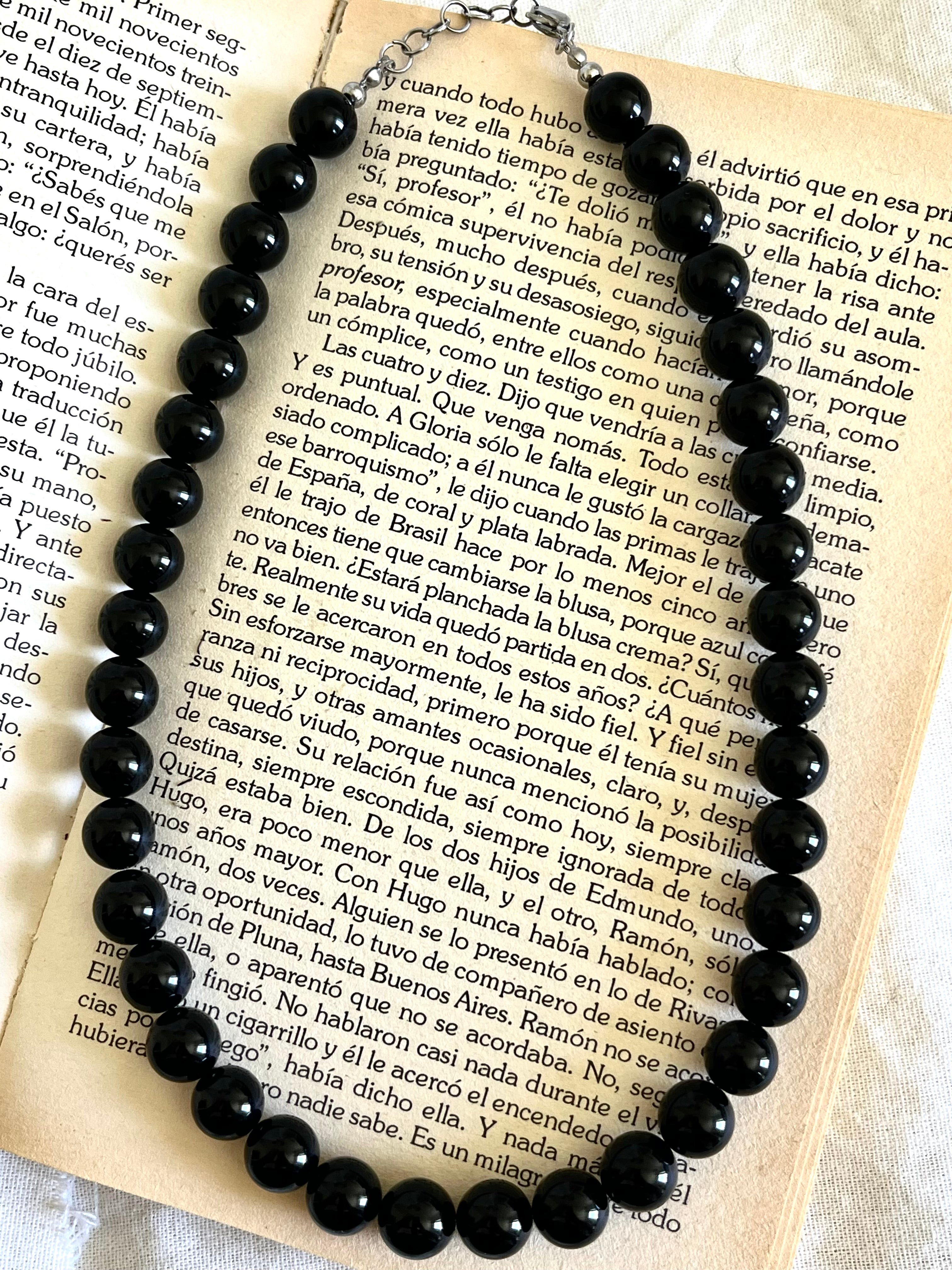 Collar obsidiana